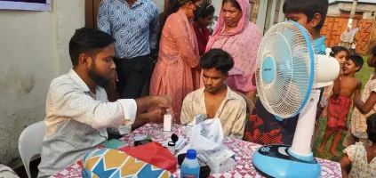 জামালপুরে স্বনির্ভর যুব সমাজের উদ্যোগে দিনব্যাপী ফ্রি মেডিকেল ক্যাম্প অনুষ্ঠিত