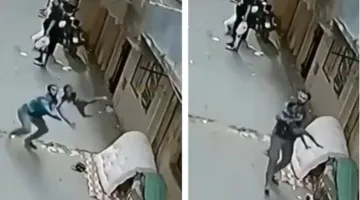 বারান্দা থেকে পড়ে যাওয়া শিশুকে ধরে বাঁচালেন যুবক