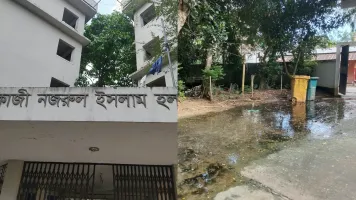 কুবির নজরুল হলে ড্রেন অব্যবস্থাপনা, ভোগান্তিতে শিক্ষার্থীরা